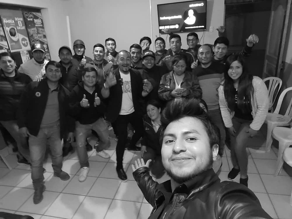 Hugo Herrera en una sesión de coaching de ventas