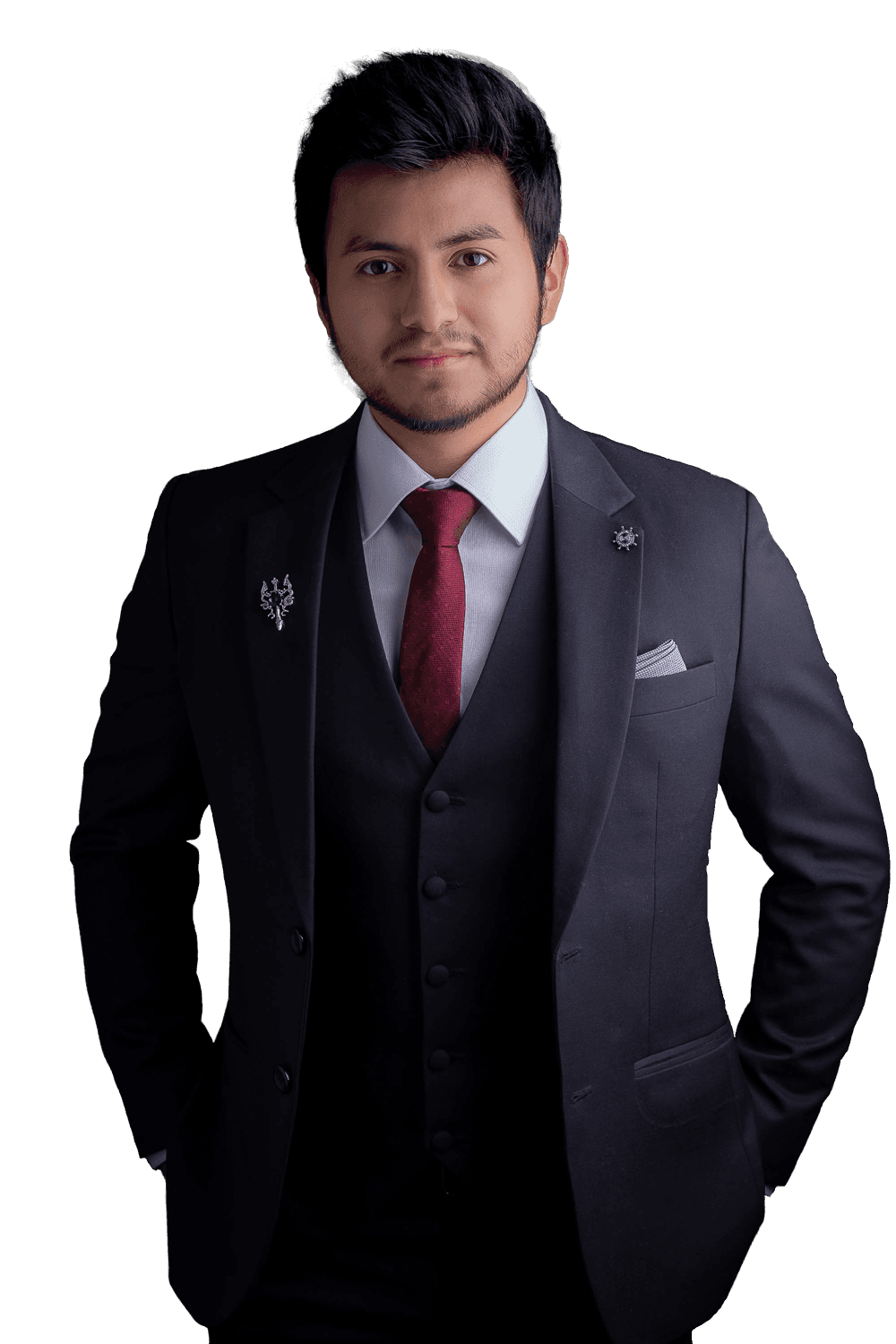 Fotografía de Hugo Herrera como coach, de fondo en la sección de llamada a la acción