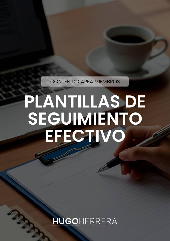 Portada del PDF de Plantillas de Seguimiento de Hugo Herrera